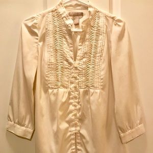 Banana Republic Cream Colored Blouse